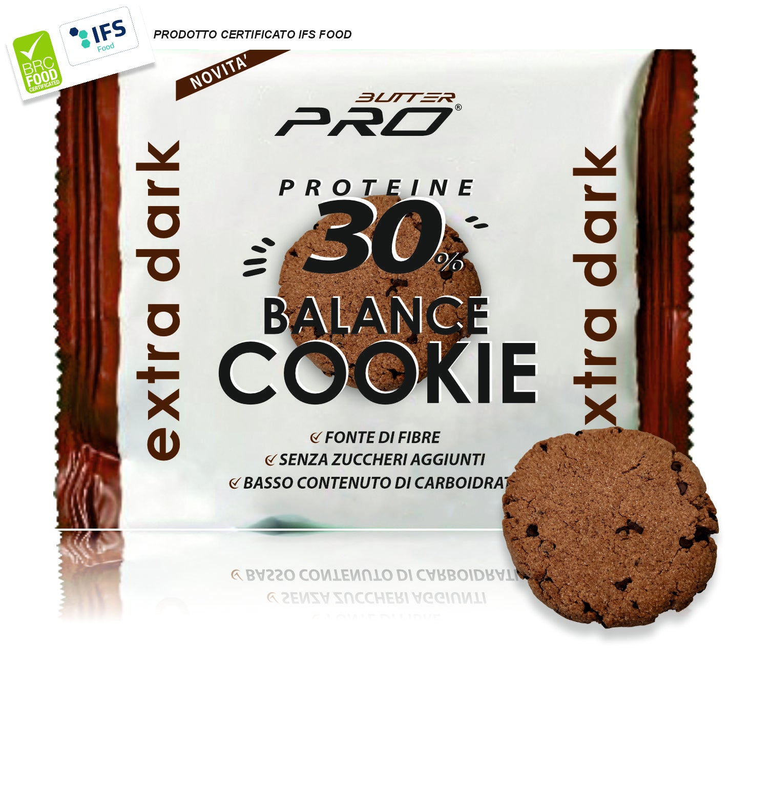 Butter Pro Balance cookie Extra Dark 50g proteine 30%