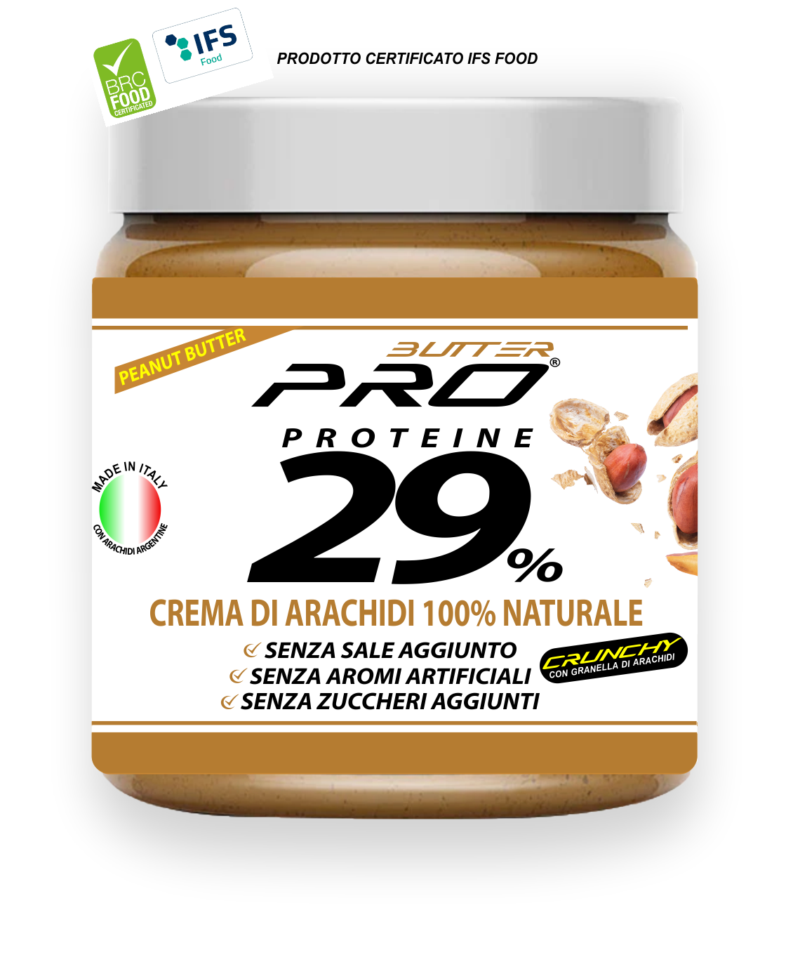 BUTTER PRO 500GR CRUNCHY
