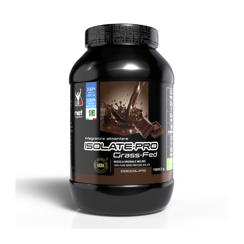 ISOLATE PRO GRASS-FED 1.980kg - Integratore di proteine isolate del siero del latte