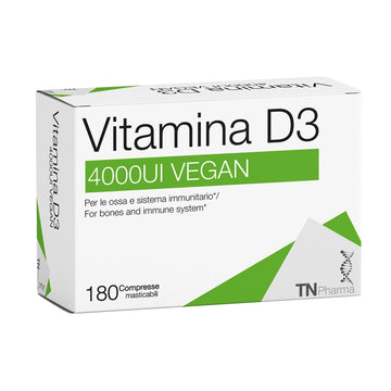Vitamina D3 4000UI Vegan 180 tbl masticabili